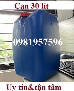 Can 30 lít, Can nhựa xanh 30 lít, can nhựa 30 lít vuông